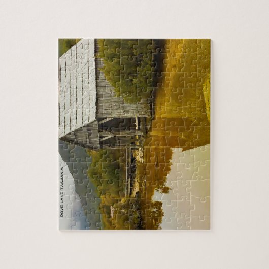 Dove Lake Tasmania Australien Puzzle (Vertikal)