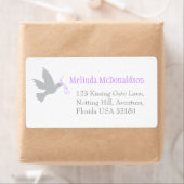 Dove lila Hochzeit Rückkehr Antwort große Adresse (Insitu)