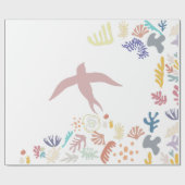 Dove Matisse Art Elemente Geschenkpapier (Flach)
