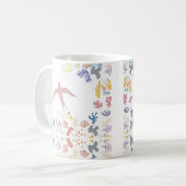 Dove Matisse Art Elemente Kaffeetasse (Vorderseite Links)