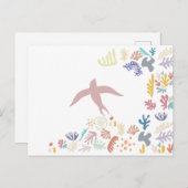Dove Matisse Art Elements Postkarte (Vorne/Hinten)