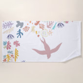 Dove Matisse Art Elements Strandtuch (Vorderseite)