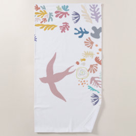 Dove Matisse Art Elements Strandtuch