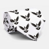 Dove mit Cross Neck Tie Krawatte (Gerollt)