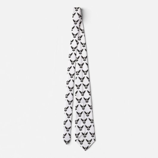 Dove mit Cross Neck Tie Krawatte (Rückseite)