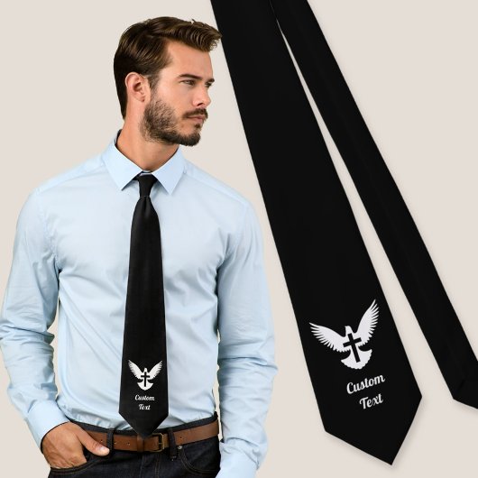 Dove mit Cross Neck Tie Krawatte