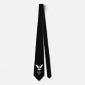 Dove mit Cross Neck Tie Krawatte (Vorderseite)
