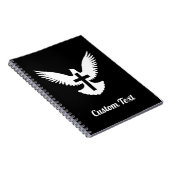 Dove mit Cross Notebook Notizblock (Rechte Seite)