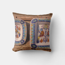 Dove Muster auf der traditionellen Posterplakette