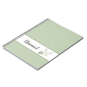 Dove Notebook-Individuelle Name Notizblock (Linke Seite)