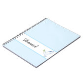 Dove Notebook-Individuelle Name Notizblock (Linke Seite)