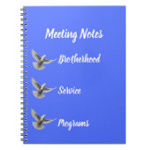 Dove-Notebook | Mahogany Vida Notizblock (Vorderseite)