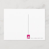 Dove of a Women ~ Postkarte / Einladung (Rückseite)