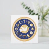 Dove of Peace 5.25" x 5.25" Flachkarte (Stehend Vorderseite)