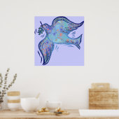 Dove of Peace Blank Print Poster (Küche)