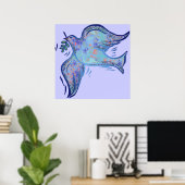 Dove of Peace Blank Print Poster (Heimbüro)