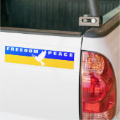 Dove of Peace - Flag of Ukraine - Peace - Freedom  Autoaufkleber (Auf Lkw)