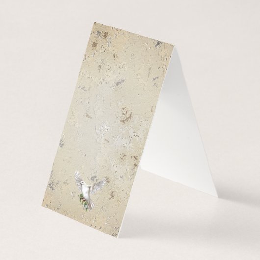 Dove of Peace Personalisiert Scripture Verse (Rückseite)