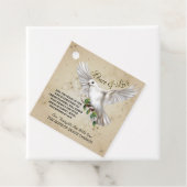 Dove of Peace Personalisiert Scripture Verse Geschenkanhänger (Beispiel)