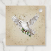 Dove of Peace Personalisiert Scripture Verse Geschenkanhänger (Rückseite)