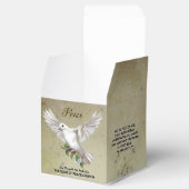 Dove of Peace Personalisiert Scripture Verse Geschenkschachtel (Geöffnet)