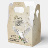 Dove of Peace Personalisiert Scripture Verse Geschenkschachtel (Geöffnet)