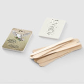 Dove of Peace Personalisiert Scripture Verse Progr Fächer (Non-assembled)