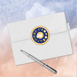 Dove of Peace Round Sticker