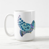 Dove of Peace w Verse aus Kolossians 3:13 Kaffeetasse (Links)