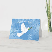 Dove of Peace Weihnachtskarte