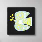 Dove Peace Bird Design Moderne Art Canvas Print Leinwanddruck (Vorderseite)