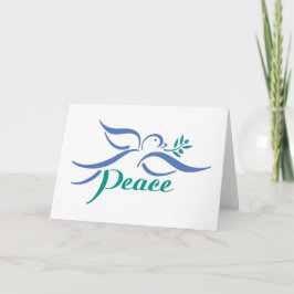 Dove Peace Feiertagskarte