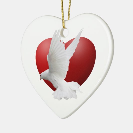 Dove Peace Ornament (Links)