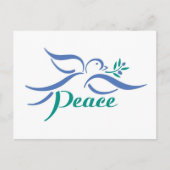 Dove Peace Postkarte (Vorderseite)