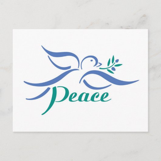 Dove Peace Postkarte (Vorderseite)