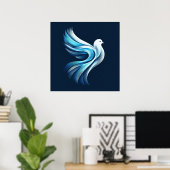 Dove Poster (Heimbüro)