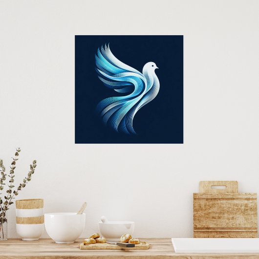 Dove Poster (Küche)