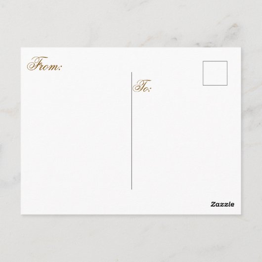 "DOVE" POSTKARTE (Rückseite)