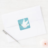 Dove Quadratischer Aufkleber (Umschlag)