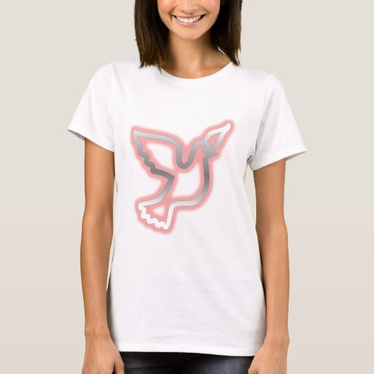 Dove Red Glow T-Shirt (Vorderseite)