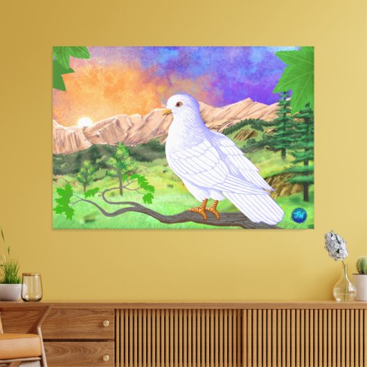 Dove | Schöne, lebendige Landschaft Leinwanddruck (Insitu (Wohnzimmer))