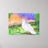 Dove | Schöne, lebendige Landschaft Leinwanddruck (Vorderseite)