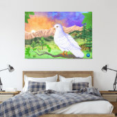 Dove | Schöne, lebendige Landschaft Leinwanddruck (Insitu (Schlafzimmer))