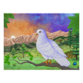 Dove | Schöne, lebendige Landschaft Poster (Vorderseite)