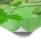 Dove | Schöne, lebendige Landschaft Poster (Ecke)