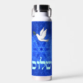 Dove - Shalom Fractal Trinkflasche (Vorne)