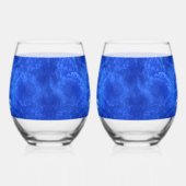 Dove - Shalom Fractal Weinglas Ohne Stiel (Links)