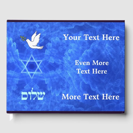 Dove - Shalom Gästebuch (Vorderseite)