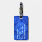 Dove - Shalom Gepäckanhänger (Rückseite vertikal)