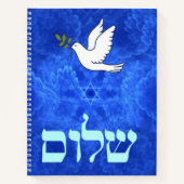 Dove - Shalom Notizbuch (Vorderseite)